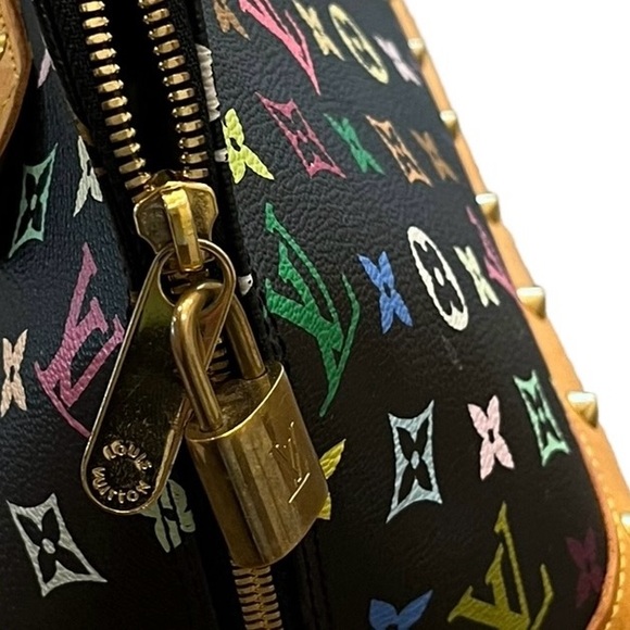 ❌ Louis Vuitton MURAKAMI Multicolor Alma. COA, dust bag, lock/key included. - Picture 5 of 8